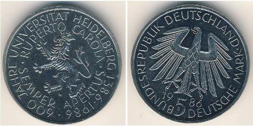 5 Mark Geschichte der Bundesrepublik Deutschland (1949-1990)  