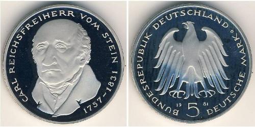 5 Mark Geschichte der Bundesrepublik Deutschland (1949-1990)  