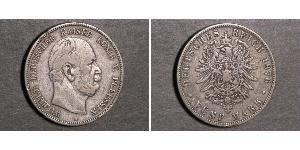 5 Mark 普魯士王國 (1701 - 1918) 銀 威廉一世 (德国)