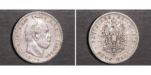 5 Mark 普魯士王國 (1701 - 1918) 銀 威廉一世 (德国)