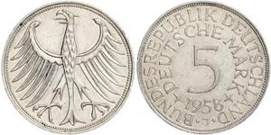 5 Mark 西德 (1949 - 1990) 銀 