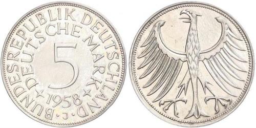 5 Mark 西德 (1949 - 1990) 銀 
