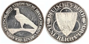 5 Mark 魏瑪共和國 (1919 - 1933) 銀 