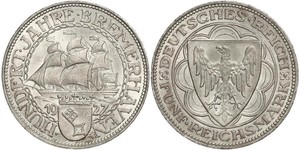 5 Mark 魏瑪共和國 (1919 - 1933) 銀 