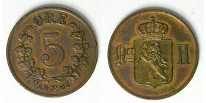 5 Ore Noruega Bronce 