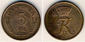 5 Ore Danemark Bronze 