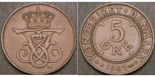 5 Ore Danemark Bronze 