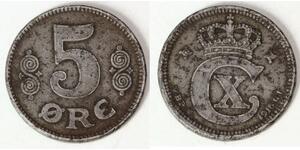 5 Ore Denmark Bronze Christian X of Denmark (1870 - 1947)
