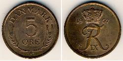 5 Ore Danimarca Bronzo 