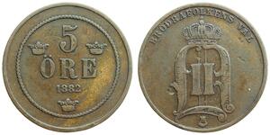 5 Ore Sweden Copper 