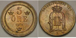 5 Ore Suède Cuivre 