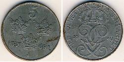 5 Ore Schweden Stahl 