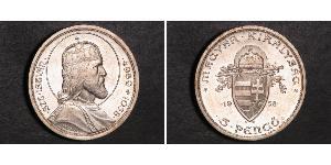 5 Pengo Kingdom of Hungary (1920 - 1946) Argento Stefano I d