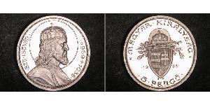 5 Pengo Reino de Hungría (1920 - 1946) Plata Esteban I de Hungría