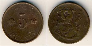5 Penny Finnland (1917 - ) Bronze 