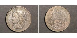 5 Peseta Pérou Argent 