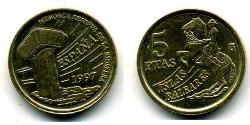 5 Peseta Reino de España (1976 - ) Bronze/Aluminium Juan Carlos I (1938 - )