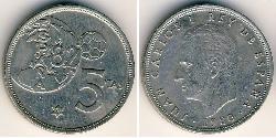 5 Peseta Kingdom of Spain (1976 - ) Copper/Nickel Juan Carlos I of Spain (1938 - )