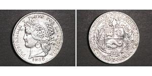 5 Peseta Perú Plata 