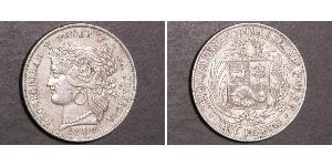 5 Peseta Peru Silver 