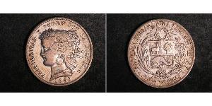 5 Peseta 秘鲁 銀 