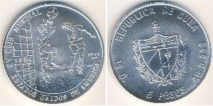 5 Peso Cuba (1898 - ) Argent 