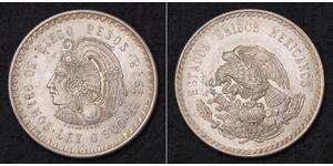 5 Peso Mexique Argent 