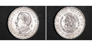 5 Peso Mexique Argent 