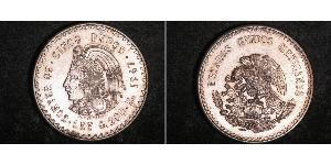 5 Peso Mexique Argent 