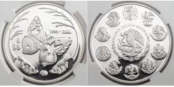 5 Peso Messico Argento 