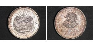 5 Peso Messico Argento 