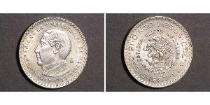 5 Peso Messico Argento 