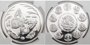 5 Peso Messico Argento 