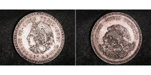 5 Peso Messico Argento 