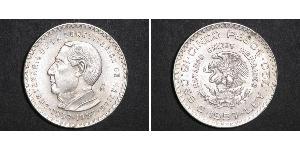 5 Peso Messico Argento 