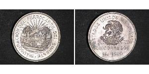5 Peso Messico Argento 