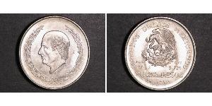 5 Peso Second Federal Republic of Mexico (1846 - 1863) Argento Miguel Hidalgo