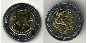 5 Peso Mexique (1867 - ) Bilame 