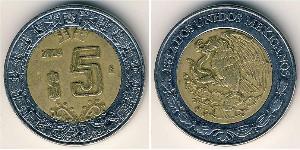 5 Peso Messico (1867 - ) Bimetal 