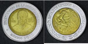5 Peso United Mexican States (1867 - ) Bimetal 