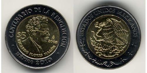 5 Peso United Mexican States (1867 - ) Bimetal 