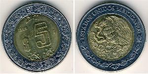 5 Peso Mexiko (1867 - ) Bimetall 