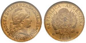 5 Peso Argentine Republic (1861 - ) Gold 