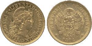 5 Peso Argentine Republic (1861 - ) Gold 