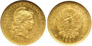 5 Peso Argentinien (1861 - ) Gold 