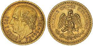 5 Peso Mexiko (1867 - ) Gold 