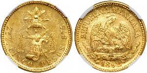 5 Peso United Mexican States (1867 - ) Gold 