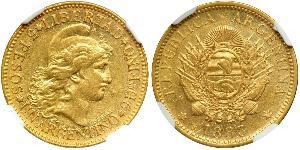 5 Peso Argentina (1861 - ) Oro 