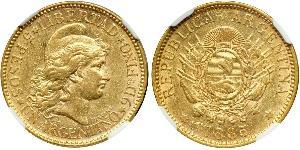 5 Peso Argentina (1861 - ) Oro 