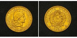 5 Peso República Argentina (1861 - ) Oro 